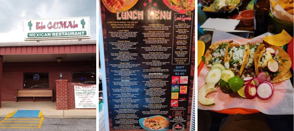El Comal | Mexican Restaurant Menu