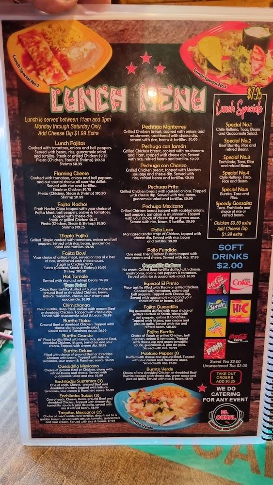 El Comal | Mexican Restaurant Menu image 1