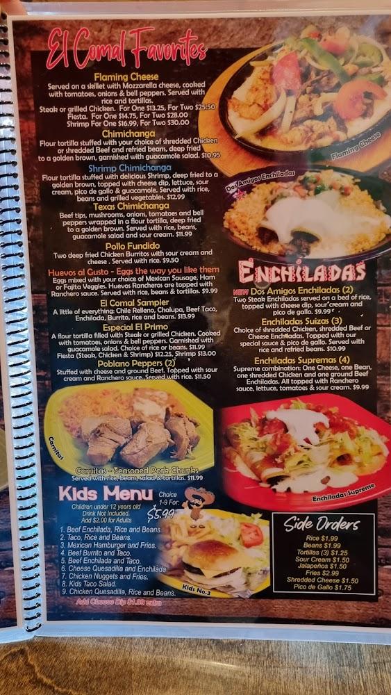 El Comal | Mexican Restaurant Menu image 3